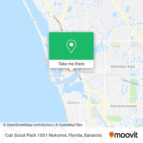 Mapa de Cub Scout Pack 1001 Nokomis, Florida