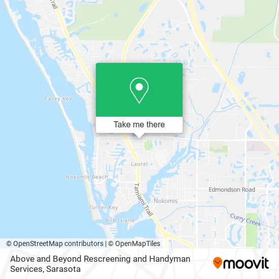 Above and Beyond Rescreening and Handyman Services map