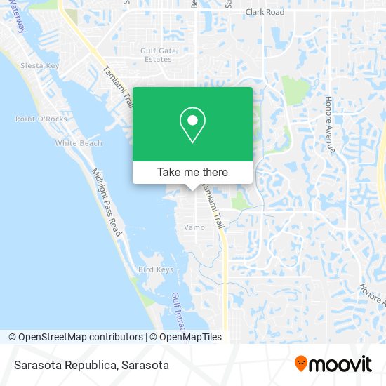 Sarasota Republica map