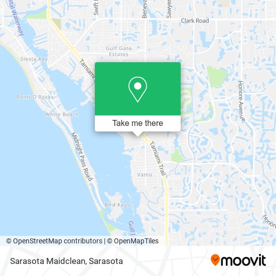 Mapa de Sarasota Maidclean