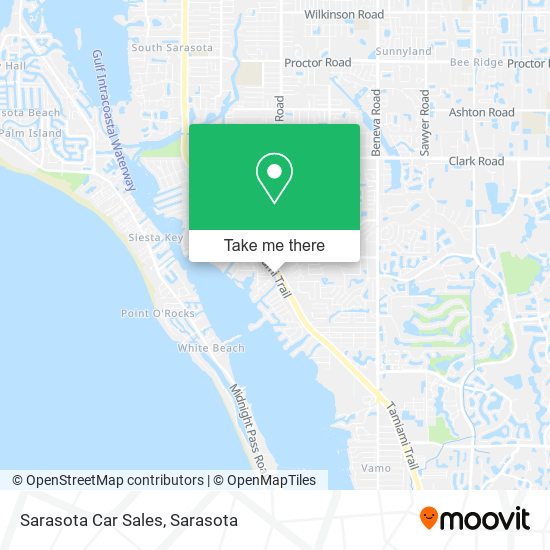 Sarasota Car Sales map