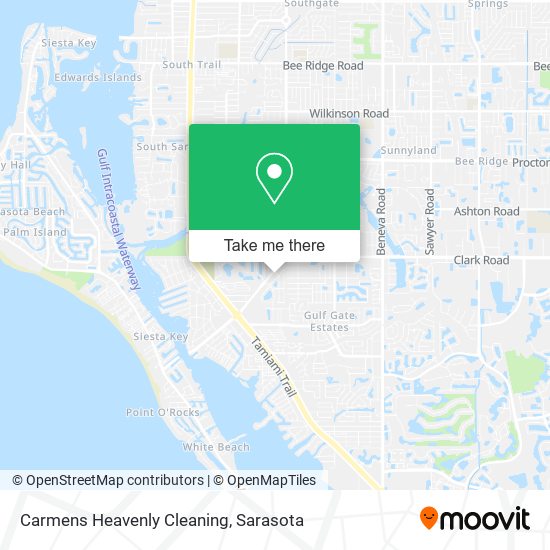 Carmens Heavenly Cleaning map
