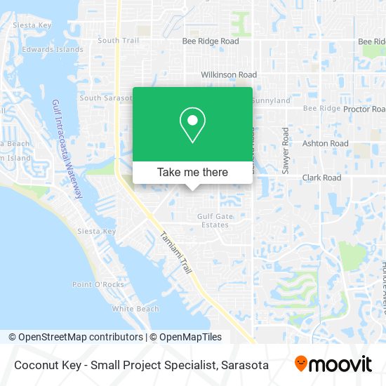 Coconut Key - Small Project Specialist map