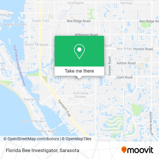 Mapa de Florida Bee Investigator