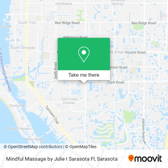 Mindful Massage by Julie I Sarasota Fl map