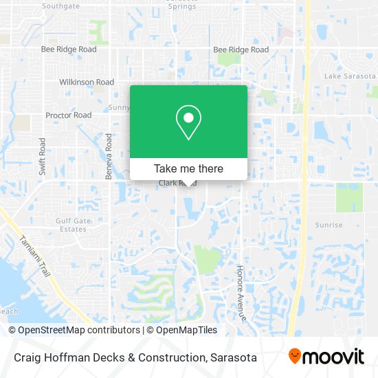 Craig Hoffman Decks & Construction map