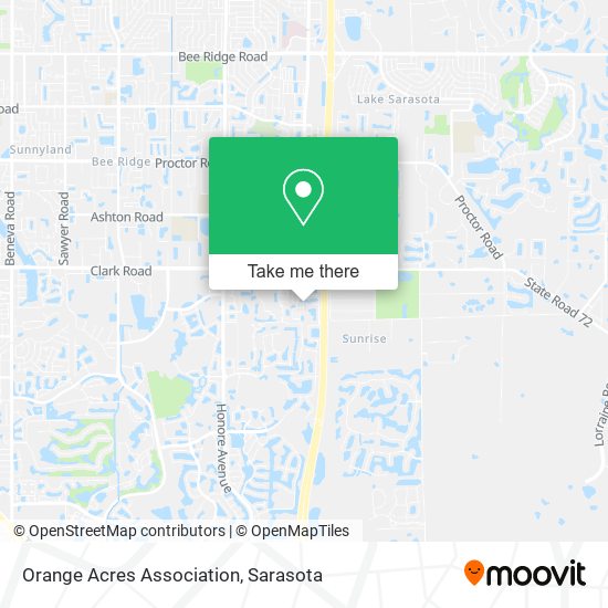 Orange Acres Association map