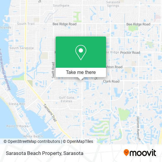 Mapa de Sarasota Beach Property