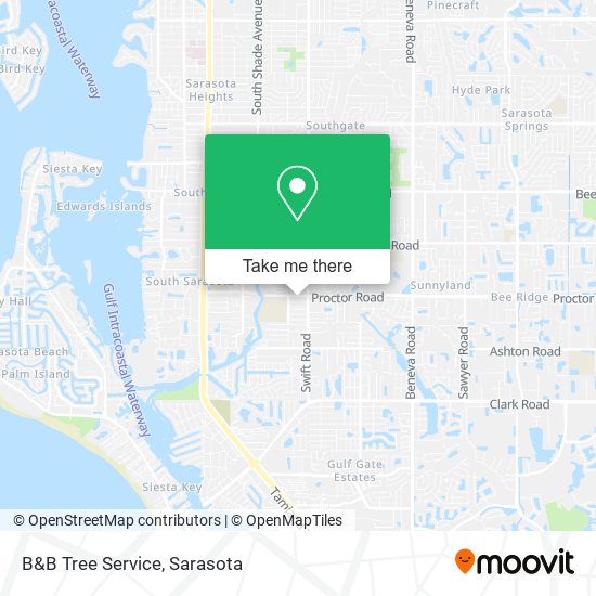 B&B Tree Service map