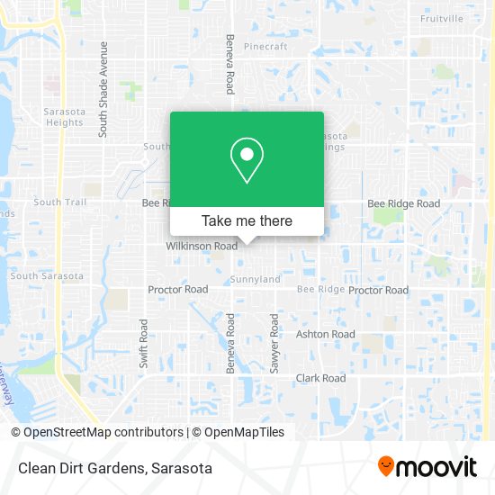 Clean Dirt Gardens map