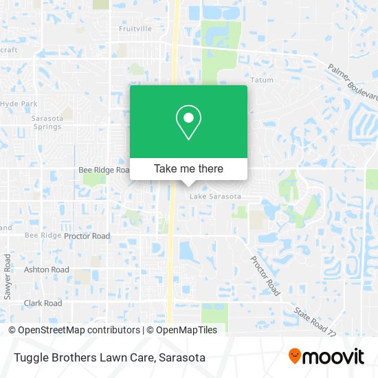 Tuggle Brothers Lawn Care map