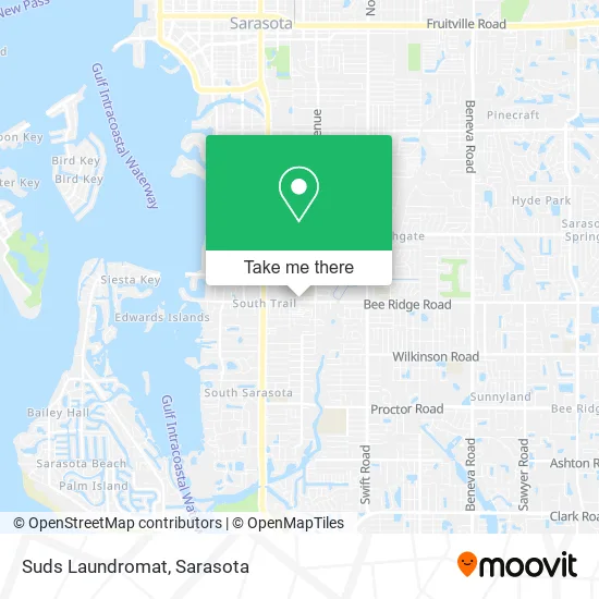 Suds Laundromat map