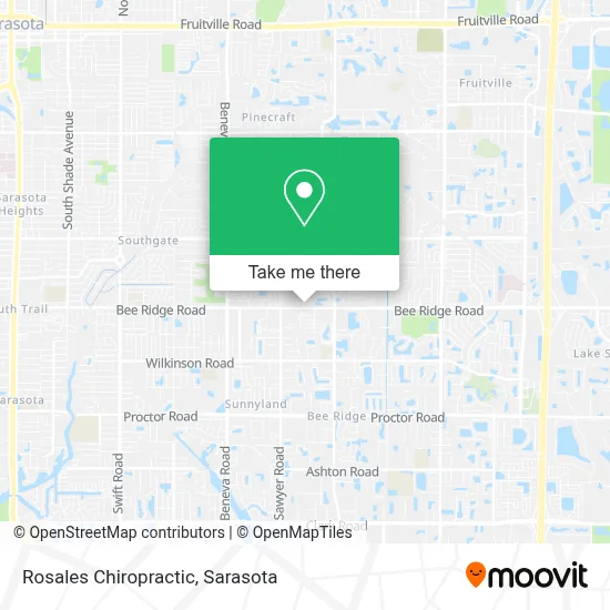 Rosales Chiropractic map
