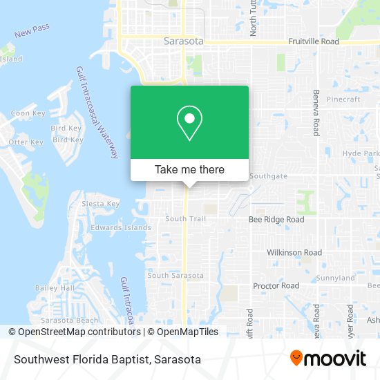 Southwest Florida Baptist map