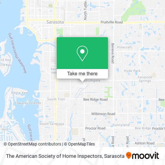 The American Society of Home Inspectors map