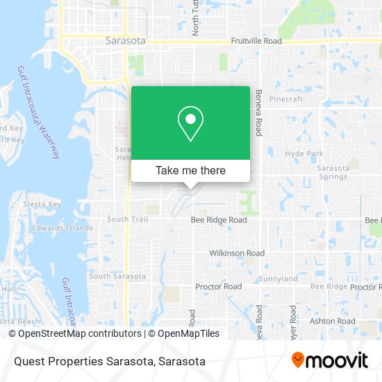 Quest Properties Sarasota map