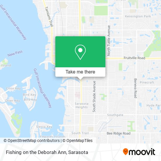 Mapa de Fishing on the Deborah Ann