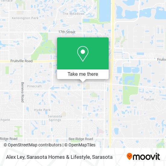 Alex Ley, Sarasota Homes & Lifestyle map