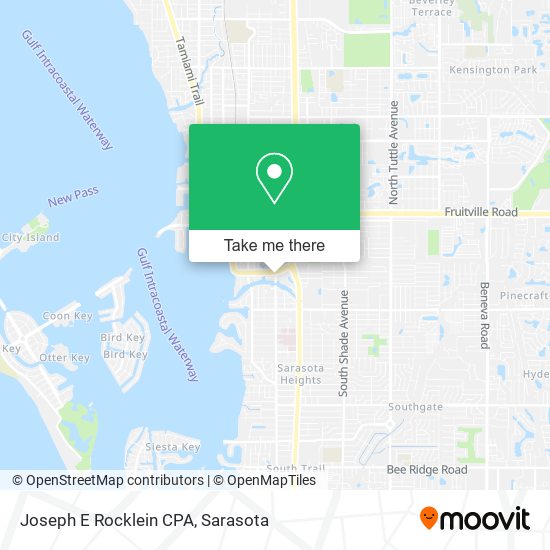 Joseph E Rocklein CPA map