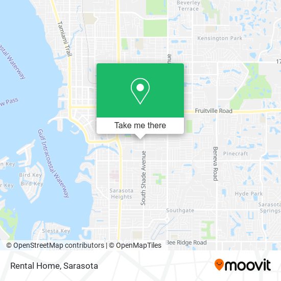 Rental Home map