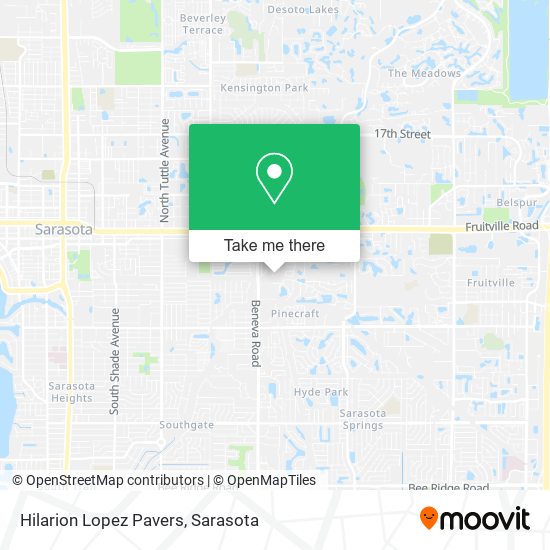 Mapa de Hilarion Lopez Pavers