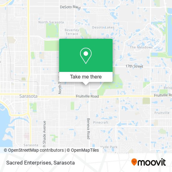Sacred Enterprises map