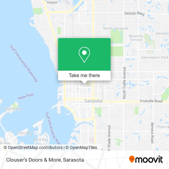 Clouser's Doors & More map