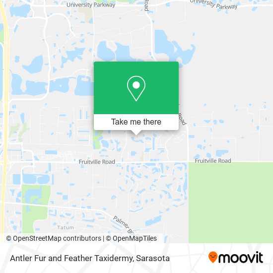 Mapa de Antler Fur and Feather Taxidermy