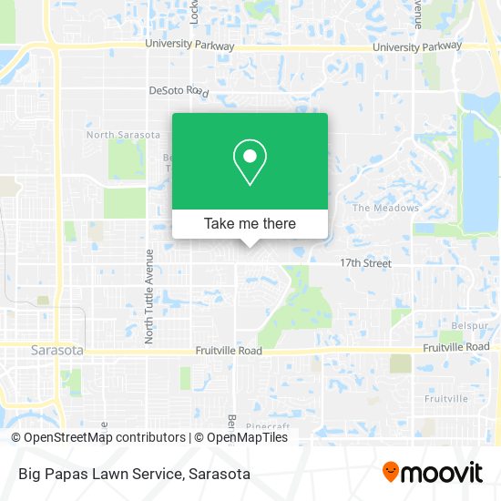 Big Papas Lawn Service map