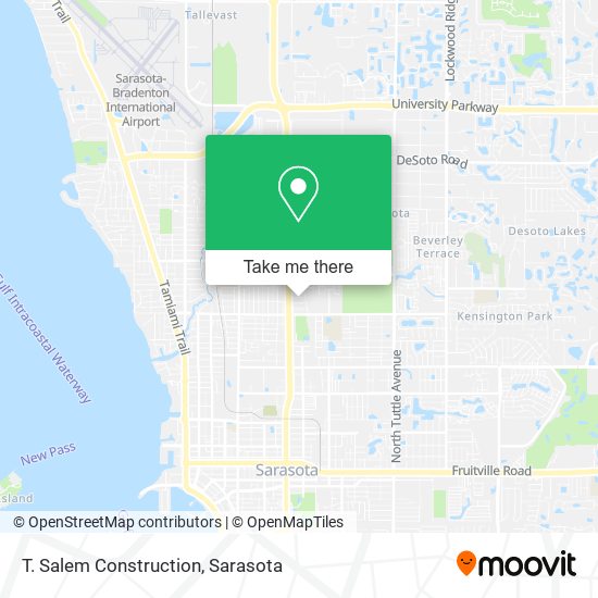 T. Salem Construction map