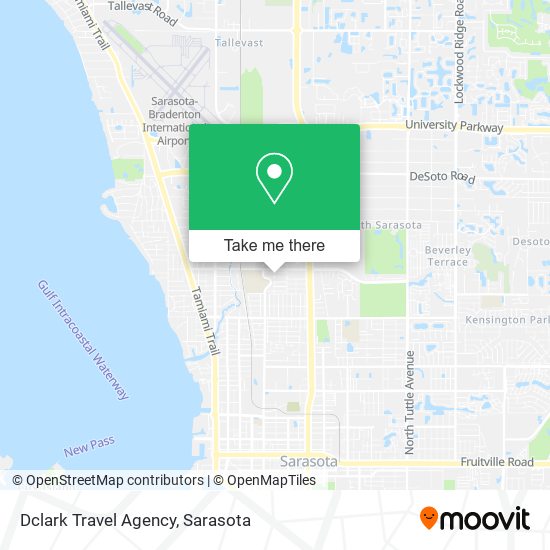 Dclark Travel Agency map