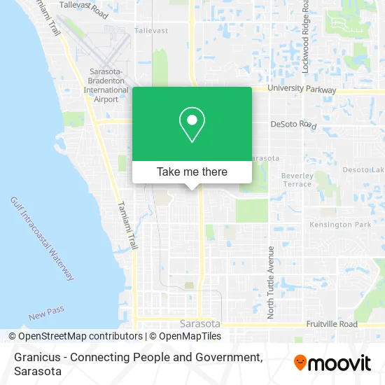 Mapa de Granicus - Connecting People and Government