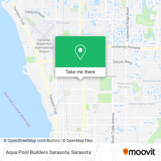 Mapa de Aqua Pool Builders Sarasota