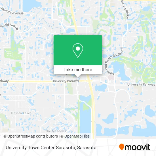 University Town Center Sarasota map
