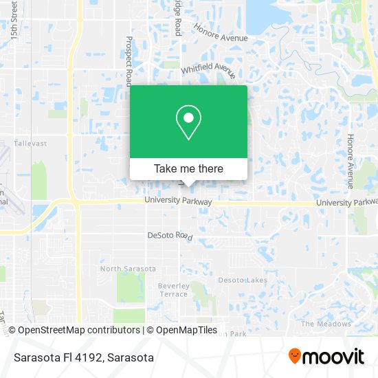 Sarasota Fl 4192 map