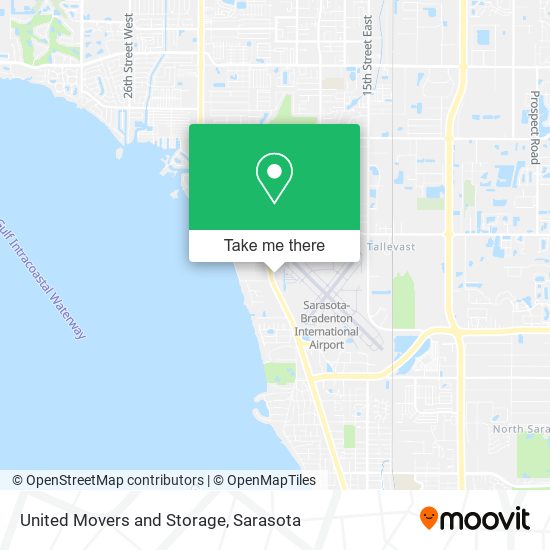 Mapa de United Movers and Storage