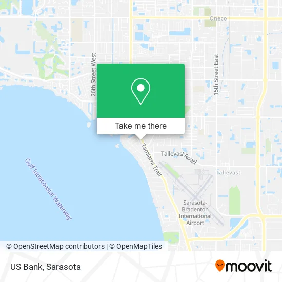 US Bank map