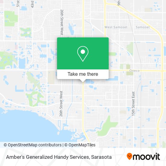 Amber's Generalized Handy Services map