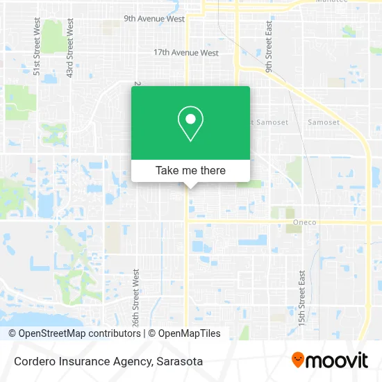 Cordero Insurance Agency map