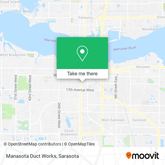 Manasota Duct Works map