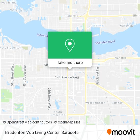 Bradenton Voa Living Center map