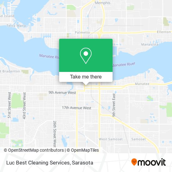 Luc Best Cleaning Services map
