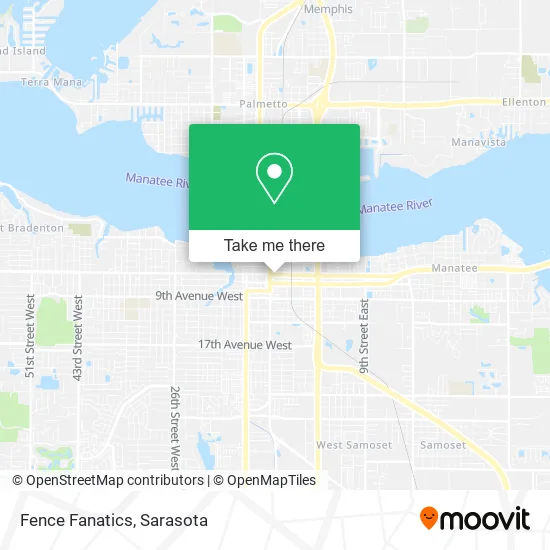 Fence Fanatics map