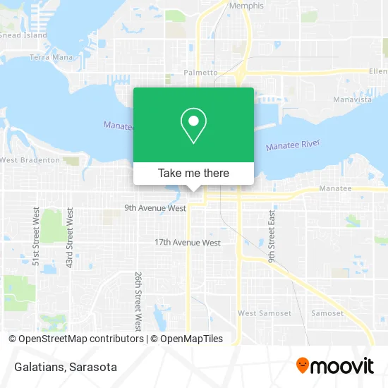 Galatians map