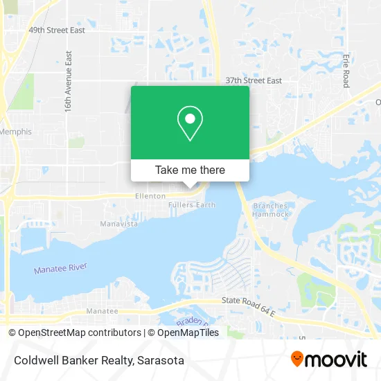 Coldwell Banker Realty map