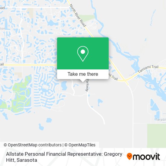 Allstate Personal Financial Representative: Gregory Hitt map