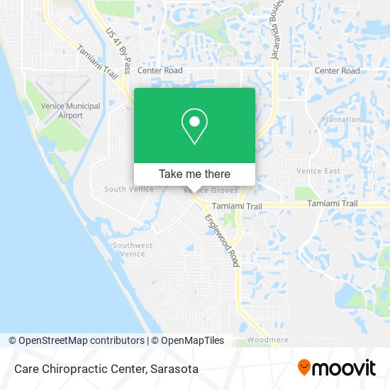 Care Chiropractic Center map