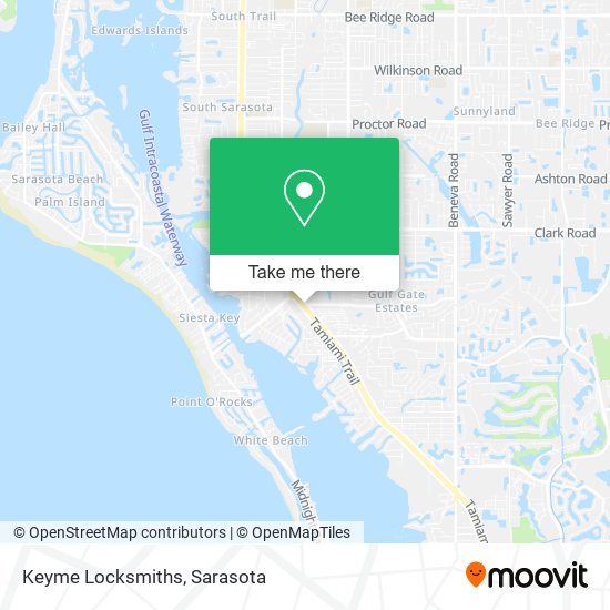 Keyme Locksmiths map