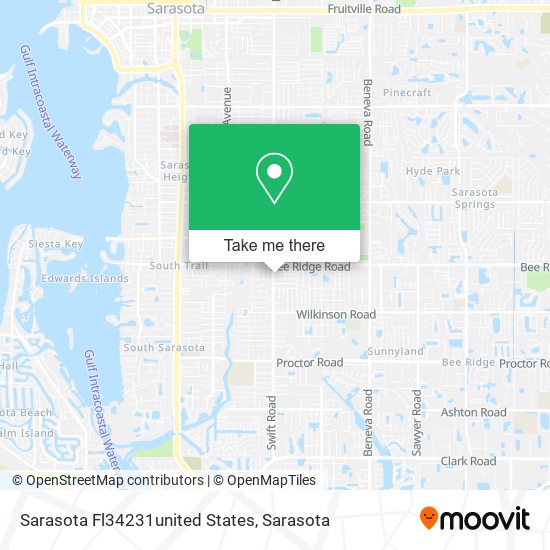 Mapa de Sarasota Fl34231united States