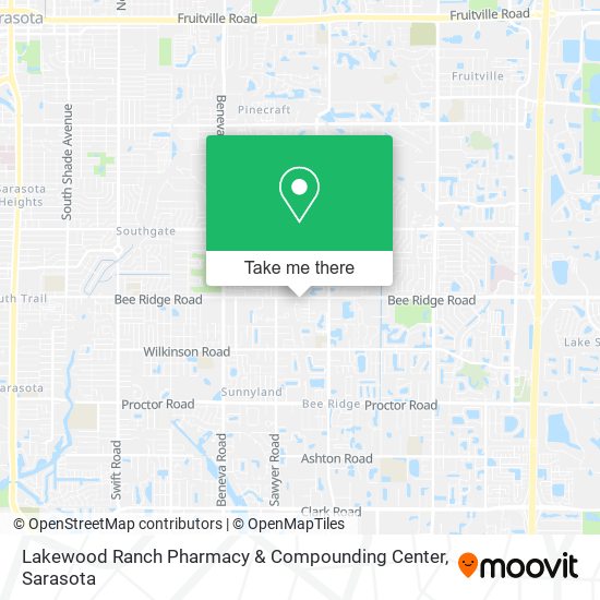 Mapa de Lakewood Ranch Pharmacy & Compounding Center